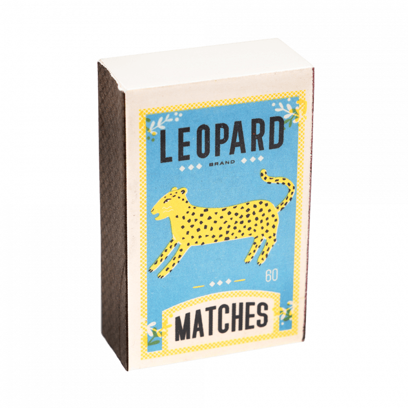 Rex London Matchbox Size Notepad - Leopard