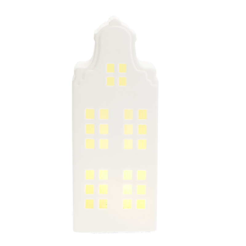 Rex London Matt Ceramic LED Decoration - Large House