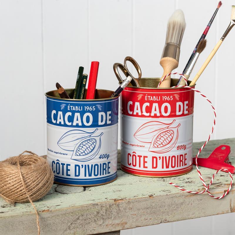 rex london Medium storage tins (set of 2) - Cacao