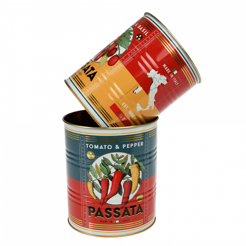 Rex London Medium Storage Tins (set Of 2) - PASSATA