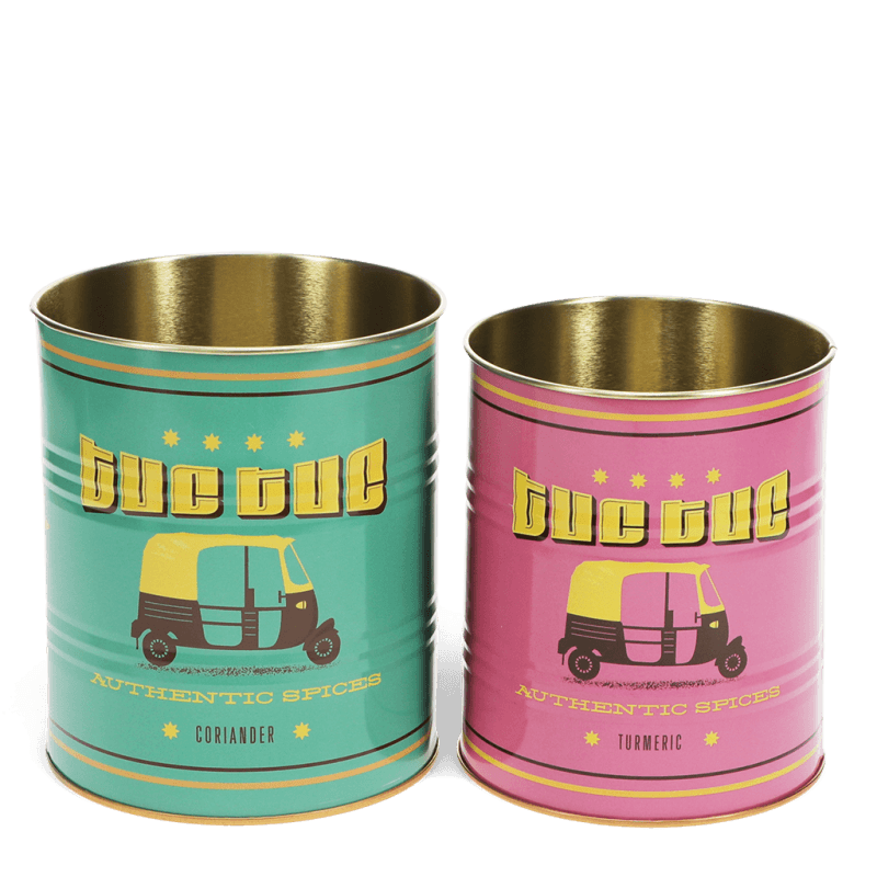 Rex London Medium Storage Tins (set Of 2) - Tuc-tuc