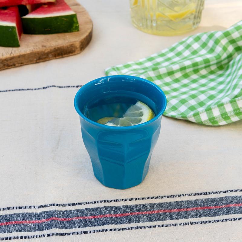 rex london Melamine beaker (150ml) - Petrol blue