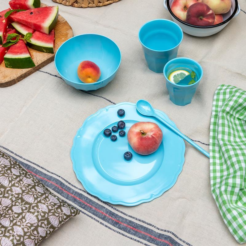 Rex London Melamine Bowl - Pale Blue