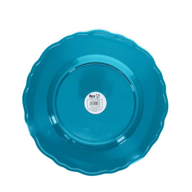 Rex London Melamine Plate (20cm) - Petrol Blue