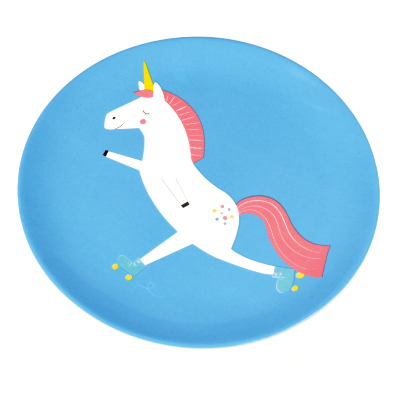 Rex London Melamine Plate - Magical Unicorn