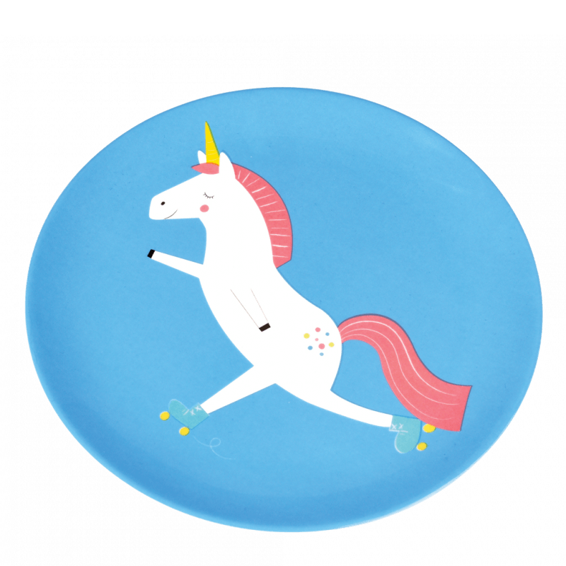 Rex London Melamine Plate - Magical Unicorn