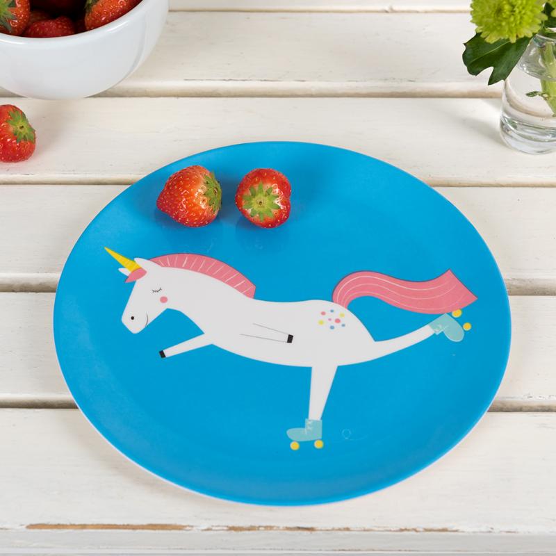 rex london Melamine plate - Magical Unicorn