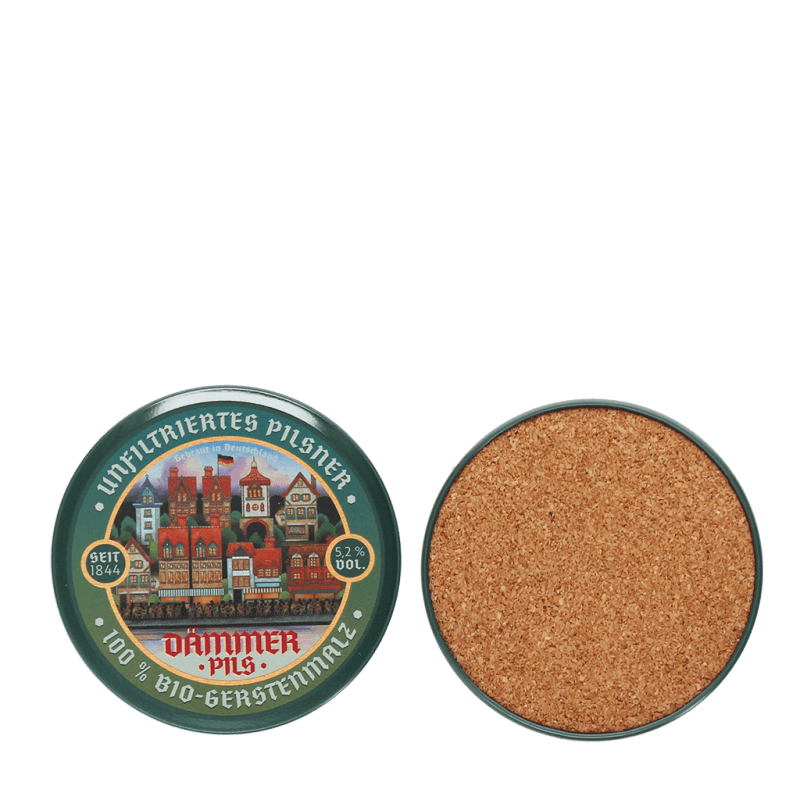 Rex London Metal Coasters (set Of 4) - Dammer Pils