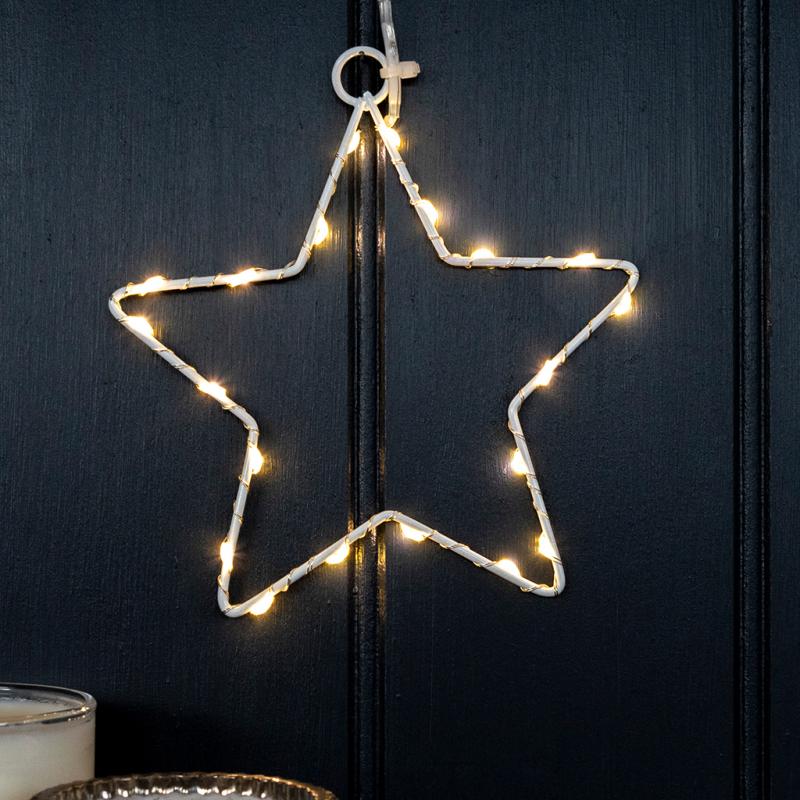 rex london Metal star LED light - 14cm