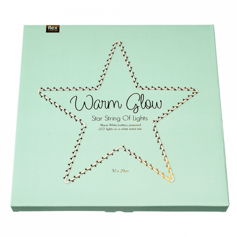 Rex London Metal Star LED Light - 30cm