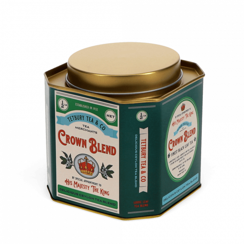 Rex London Metal Tea Caddy - Crown Blend