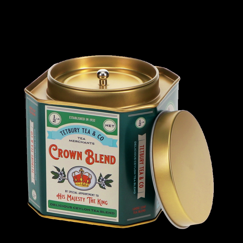 Rex London Metal Tea Caddy - Crown Blend