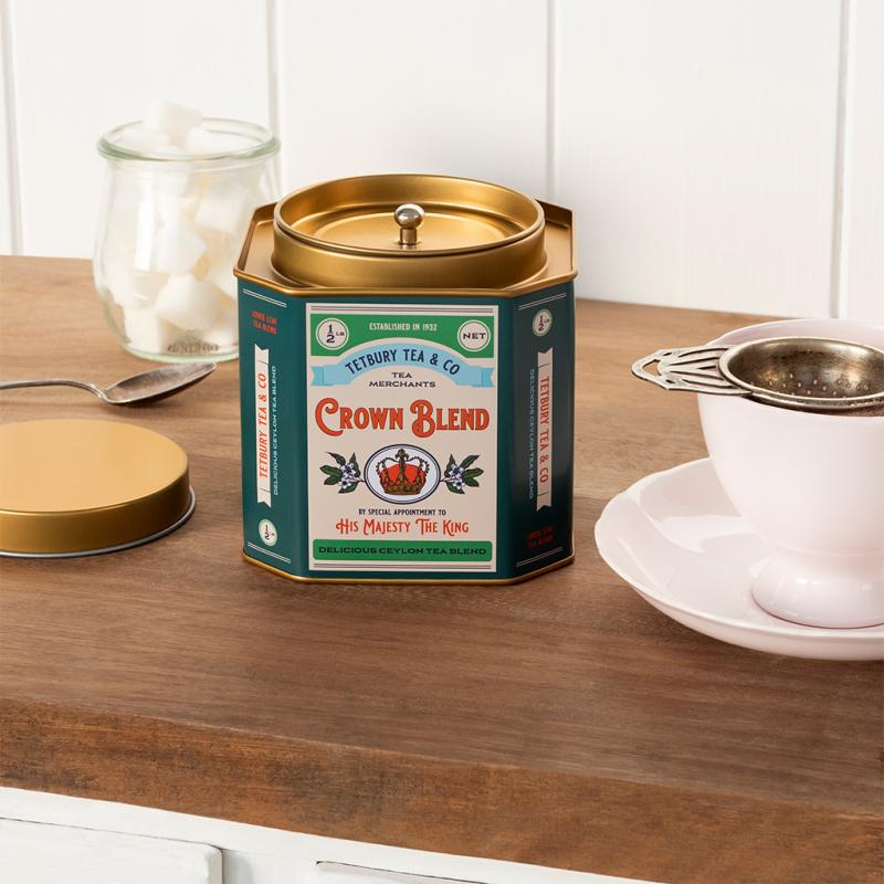 rex london Metal tea caddy - Crown Blend