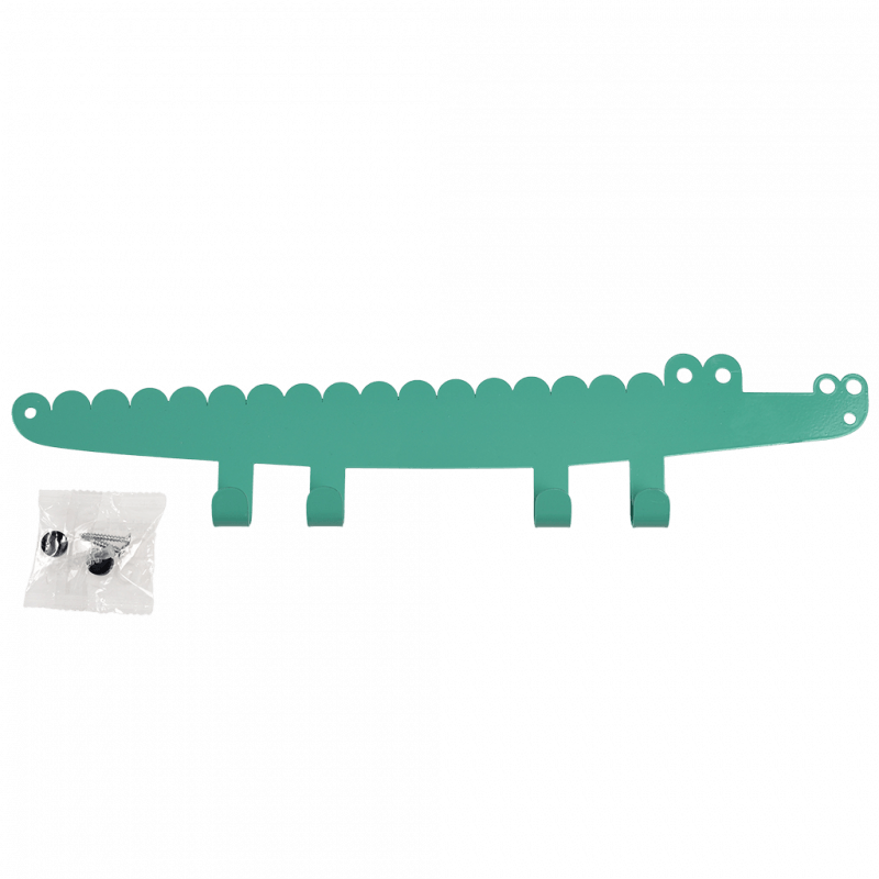 Rex London Metal Wall Hanger - Crocodile