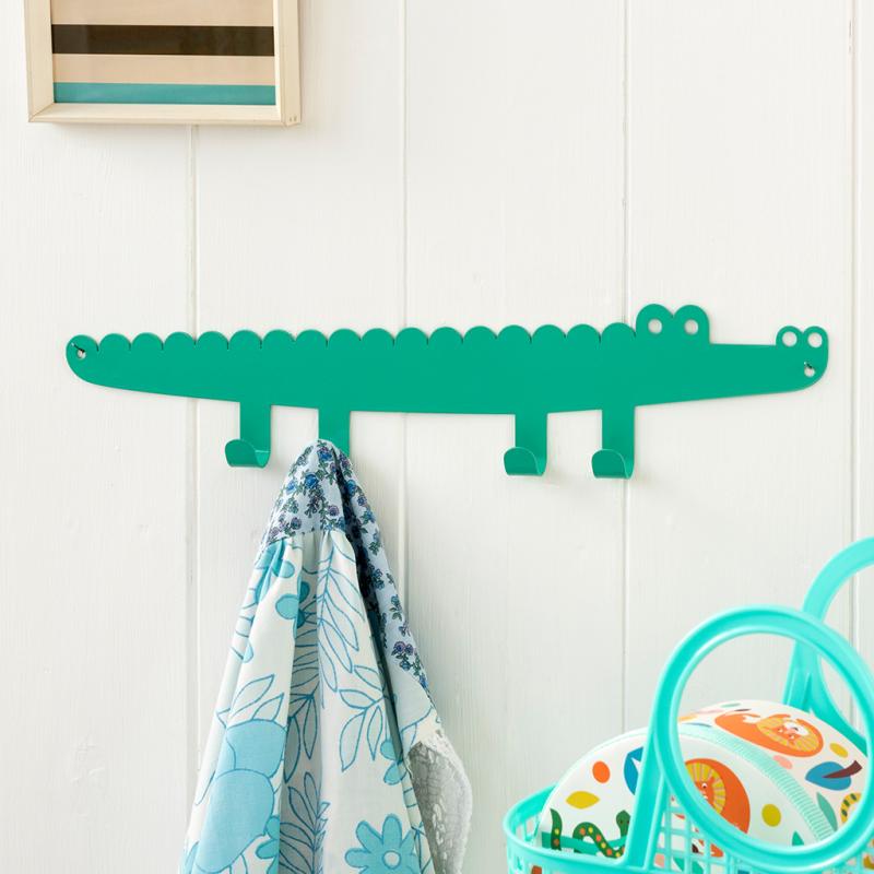 rex london Metal wall hanger - Crocodile
