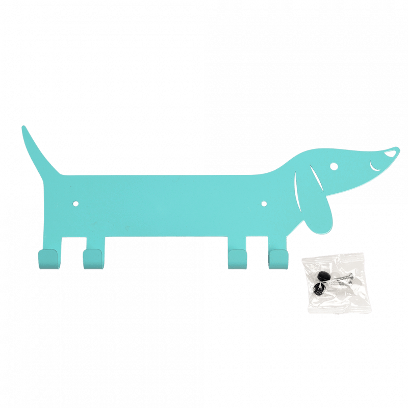 Rex London Metal Wall Hanger - Sausage Dog