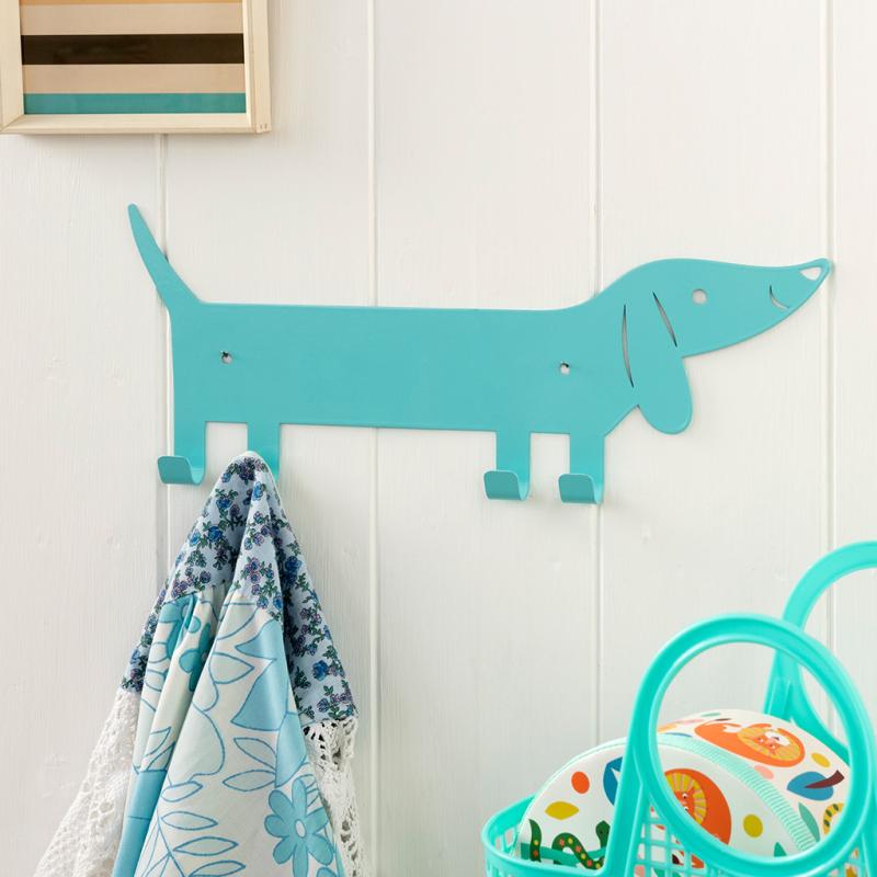rex london Metal wall hanger - Sausage Dog
