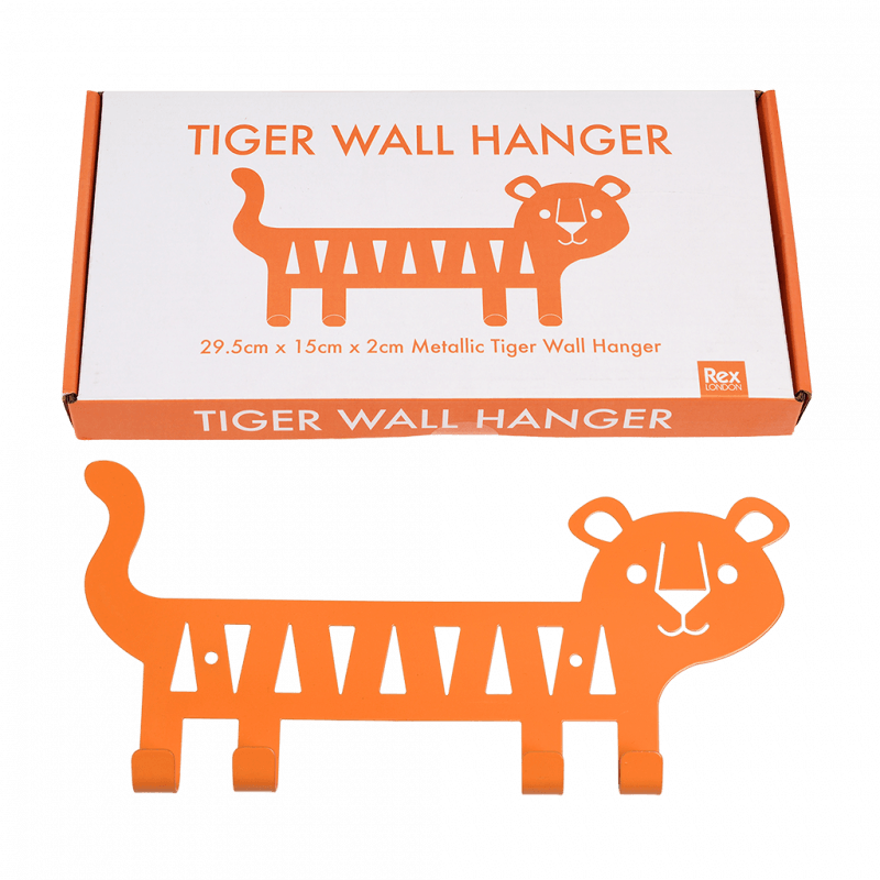 Rex London Metal Wall Hanger - Tiger