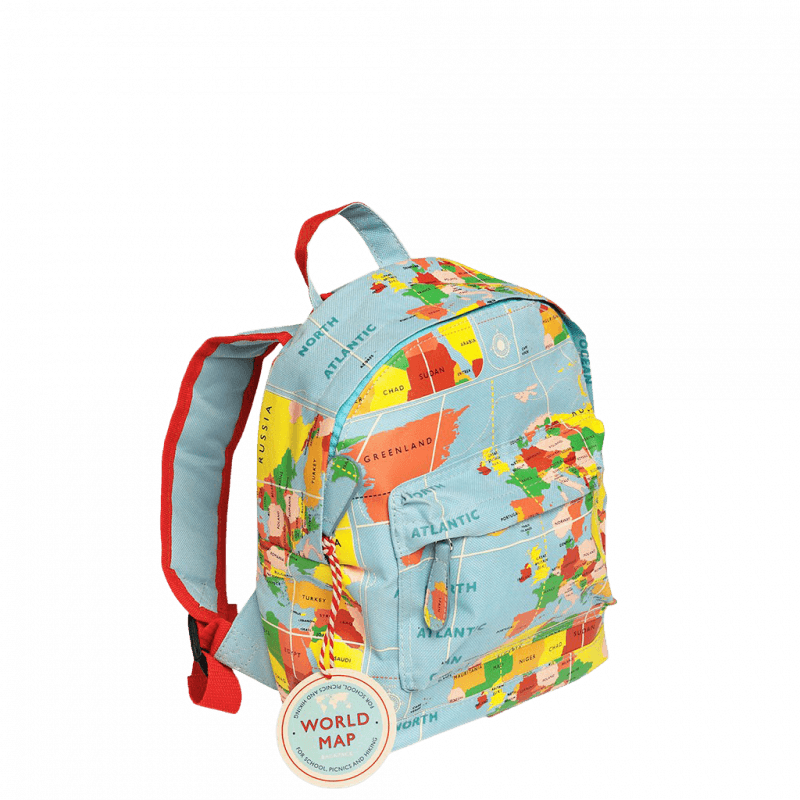 Rex London Mini Children's Backpack - World Map