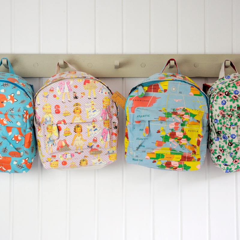 Rex London Mini Children's Backpack - World Map