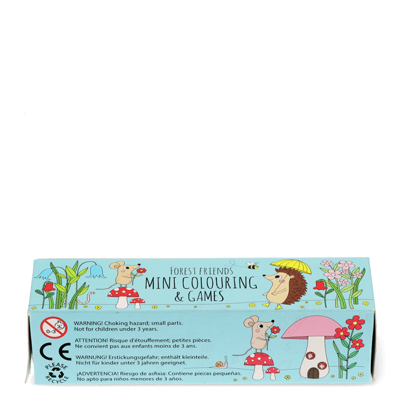 Rex London Mini Colouring And Games - Forest Friends