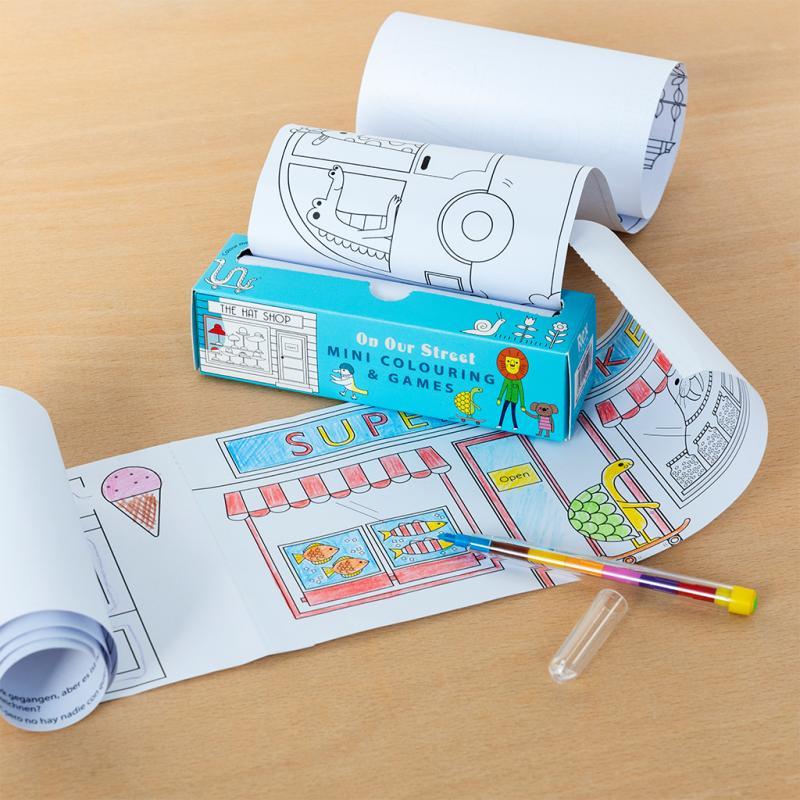 rex london Mini colouring and games - On Our Street