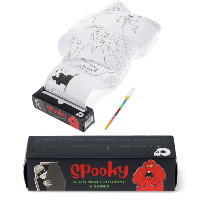 Rex London Mini Colouring And Games - Spooky