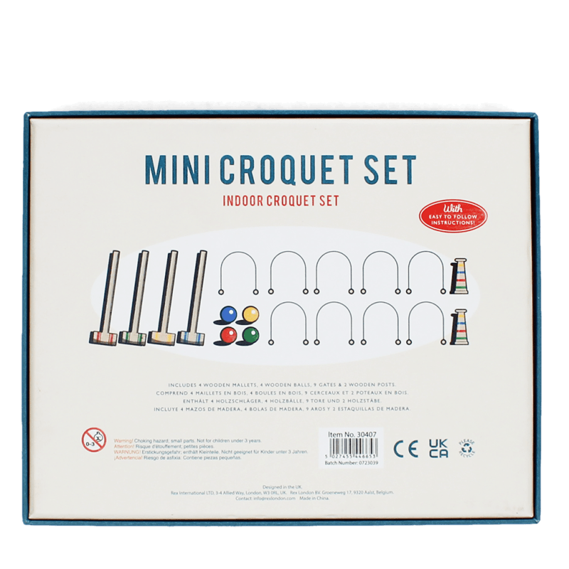 Rex London Mini Croquet Set