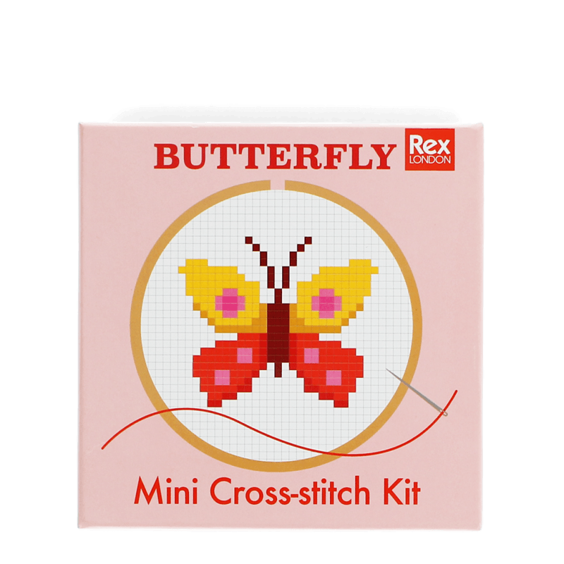 Rex London Mini Cross-stitch Kit - Butterfly