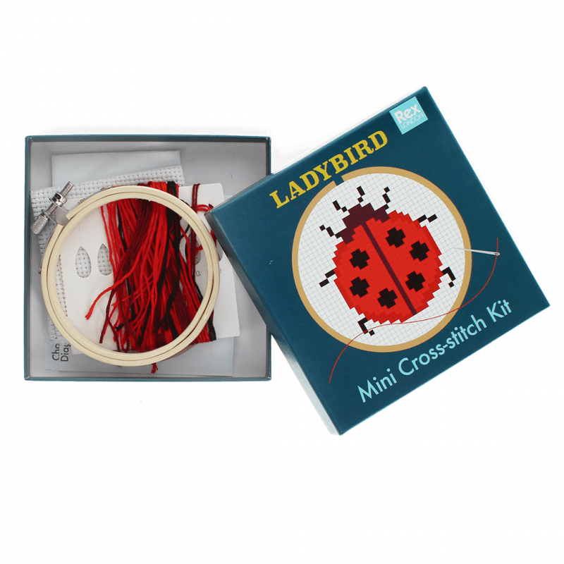 Rex London Mini Cross-stitch Kit - Ladybird