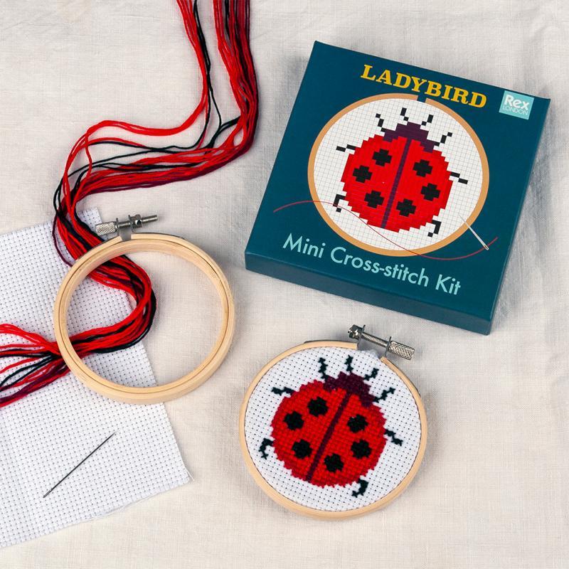 rex london Mini cross-stitch kit - Ladybird