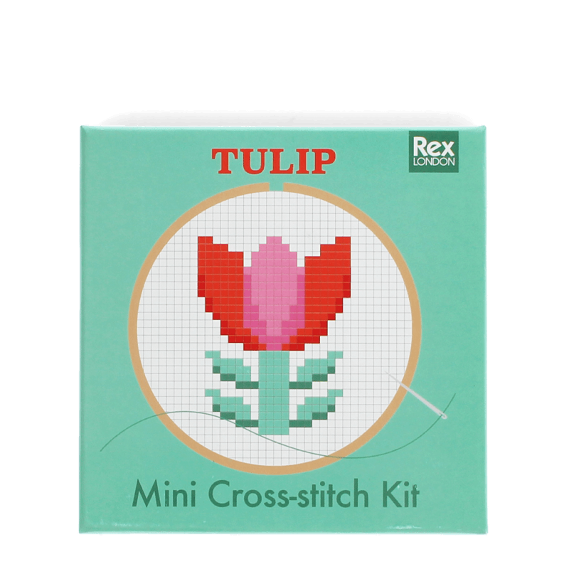 Rex London Mini Cross-stitch Kit - Tulip