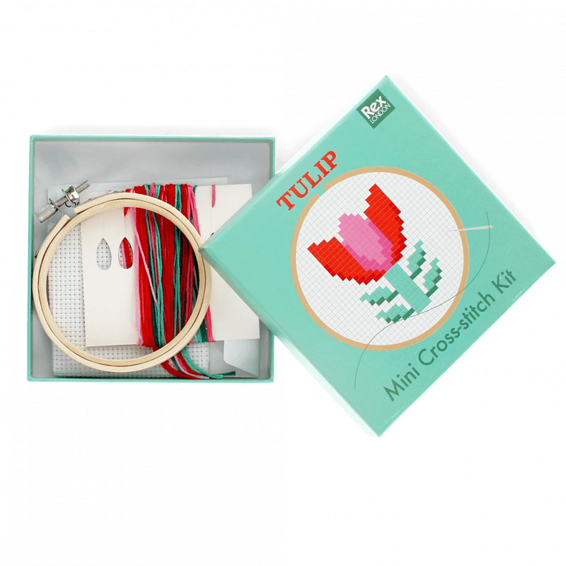 Rex London Mini Cross-stitch Kit - Tulip
