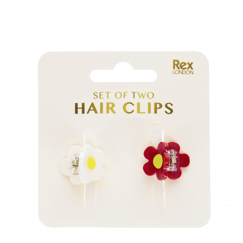 Rex London Mini Hair Claw Clips (set Of 2) - Flowers