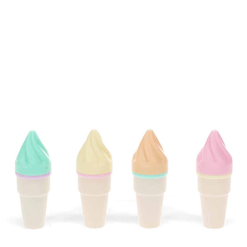 Rex London Mini Highlighters (set Of 4) - Ice Cream
