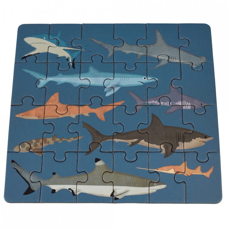 Rex London Mini Jigsaw Puzzle - Sharks