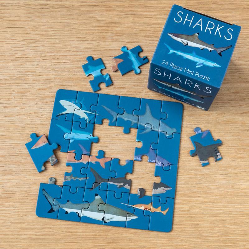 rex london Mini jigsaw puzzle - Sharks