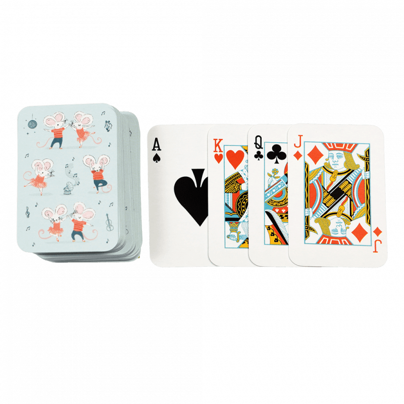 Rex London Mini Playing Cards - Mouse Ballet