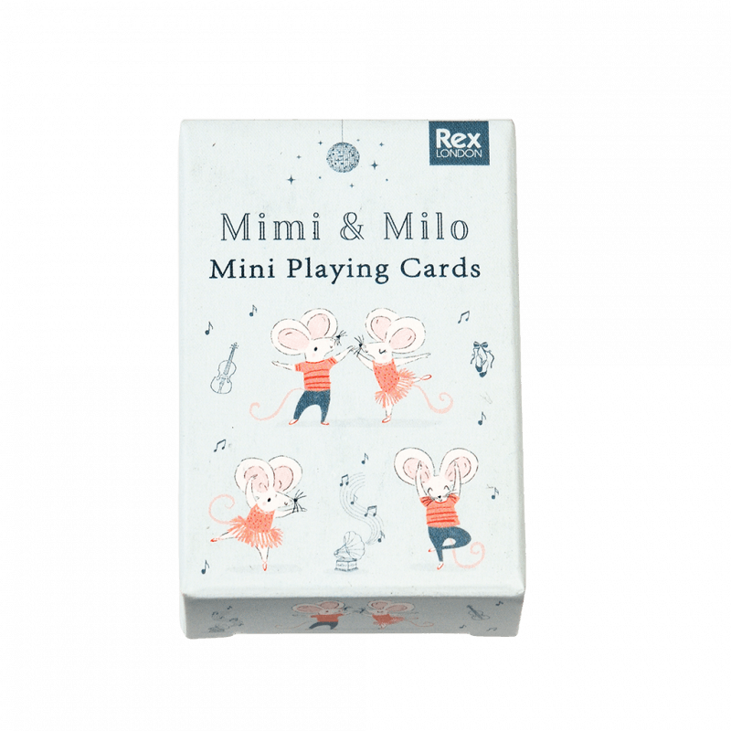 Rex London Mini Playing Cards - Mouse Ballet