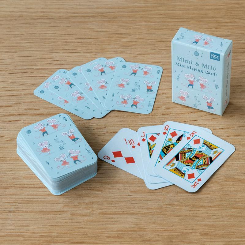 rex london Mini playing cards - Mouse Ballet