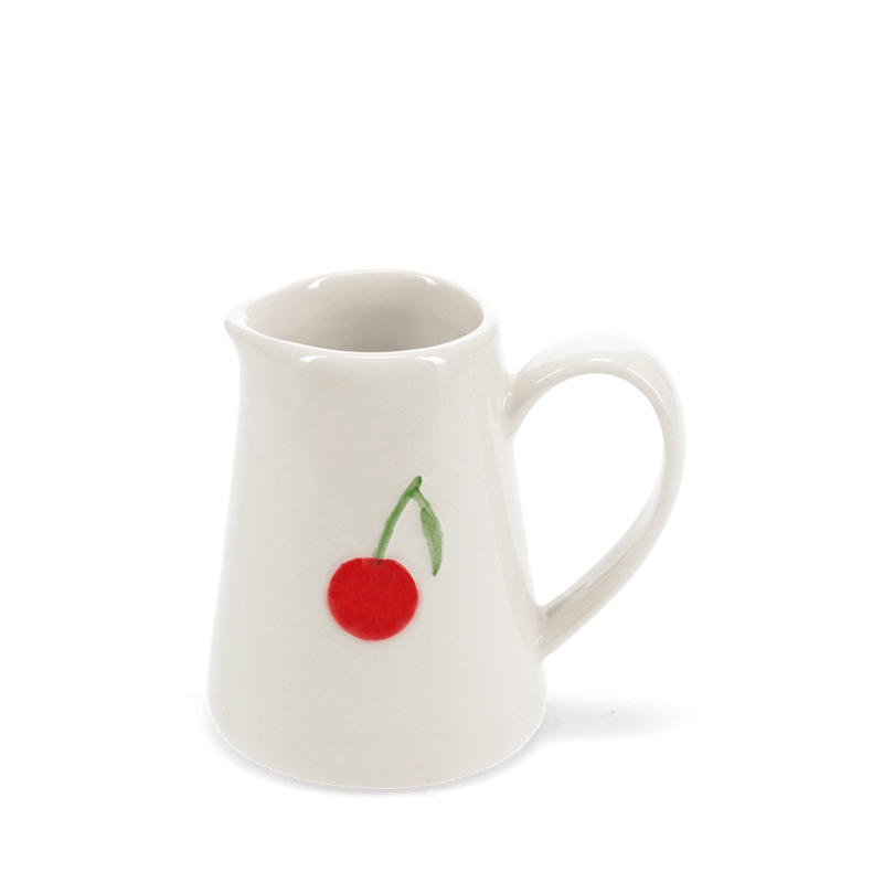 Rex London Mini Stoneware Milk Jug 150ml - Cherry