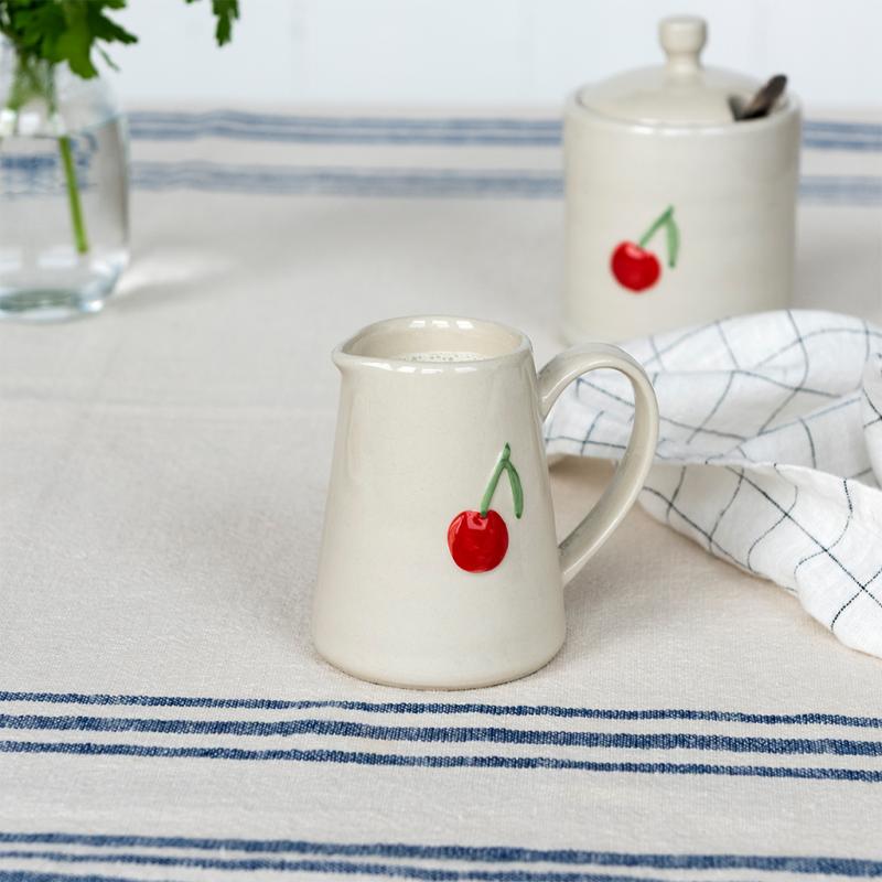 rex london Mini stoneware milk jug 150ml - Cherry