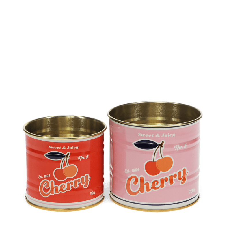 Rex London Mini Storage Tins (set Of 2) - Cherry