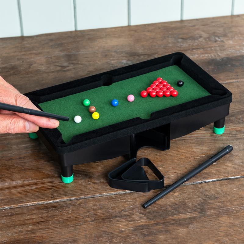 rex london Mini tabletop snooker game set