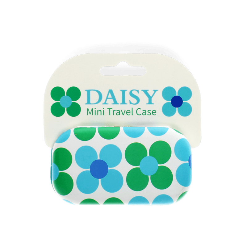 Rex London Mini Travel Case - Blue And Green Daisy