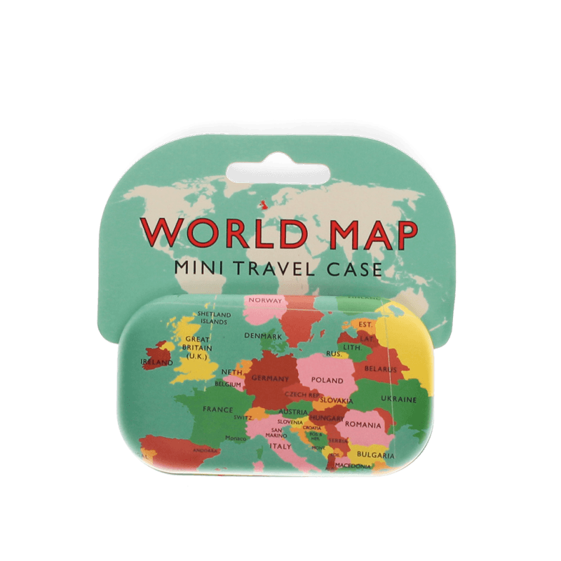 Rex London Mini Travel Case - World Map