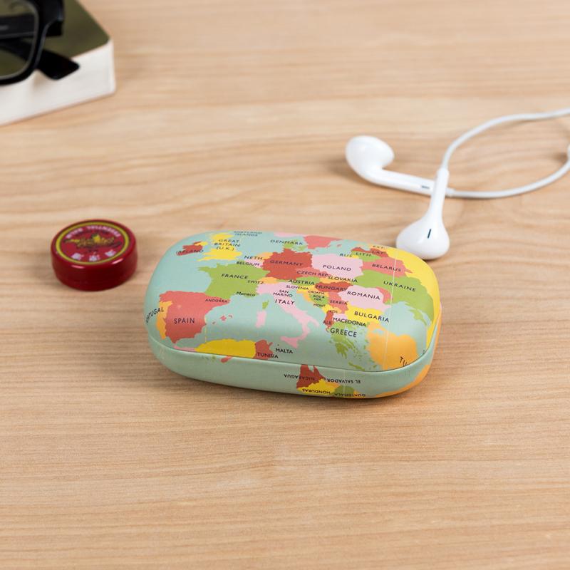 rex london Mini travel case - World Map