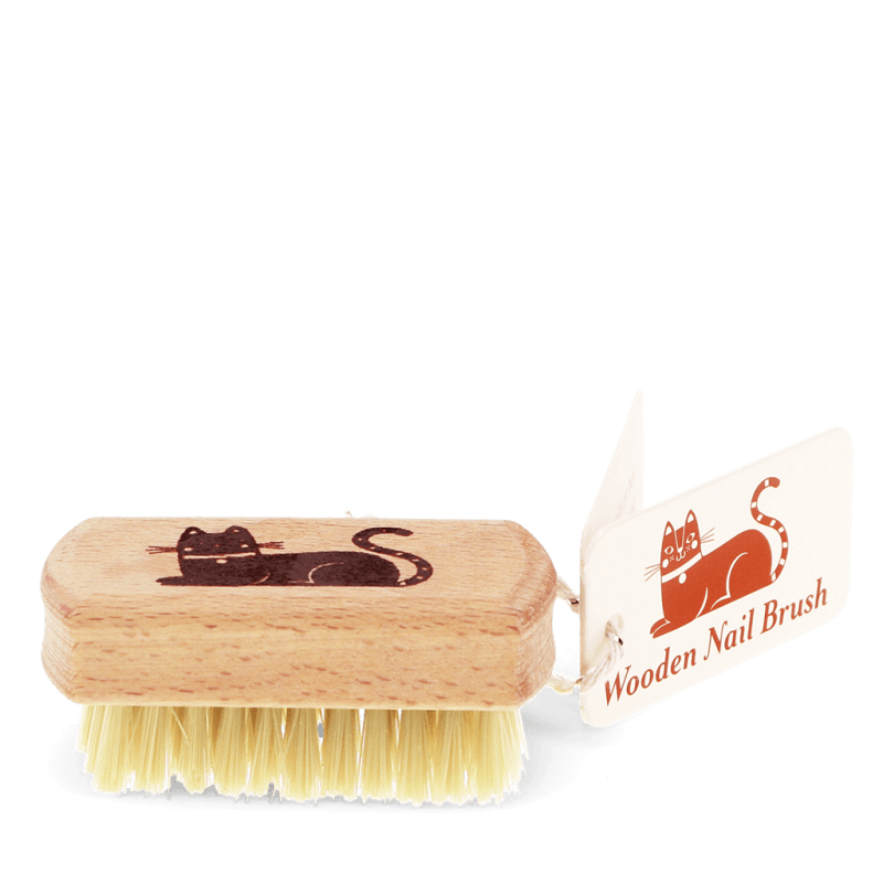 Rex London Mini Wooden Nail Brush - Cat