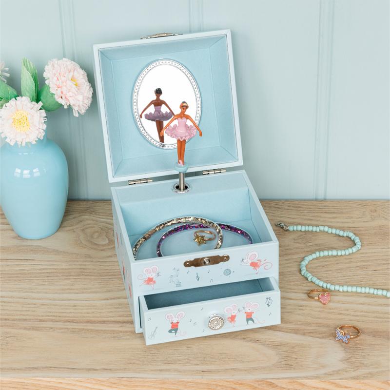 rex london Musical jewellery box - Mouse Ballet