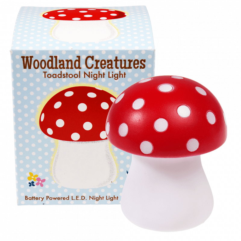 Rex London Night Light - Red Toadstool